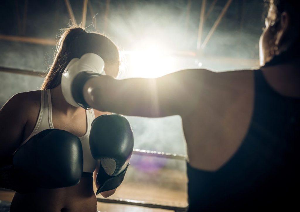 Clases de box en la mañana