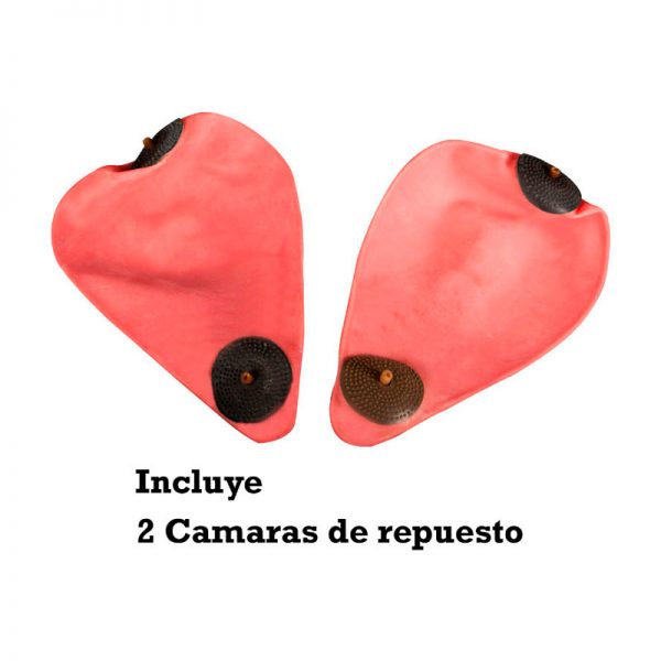 Pera loca doble incluye dos cámaras de repuesto