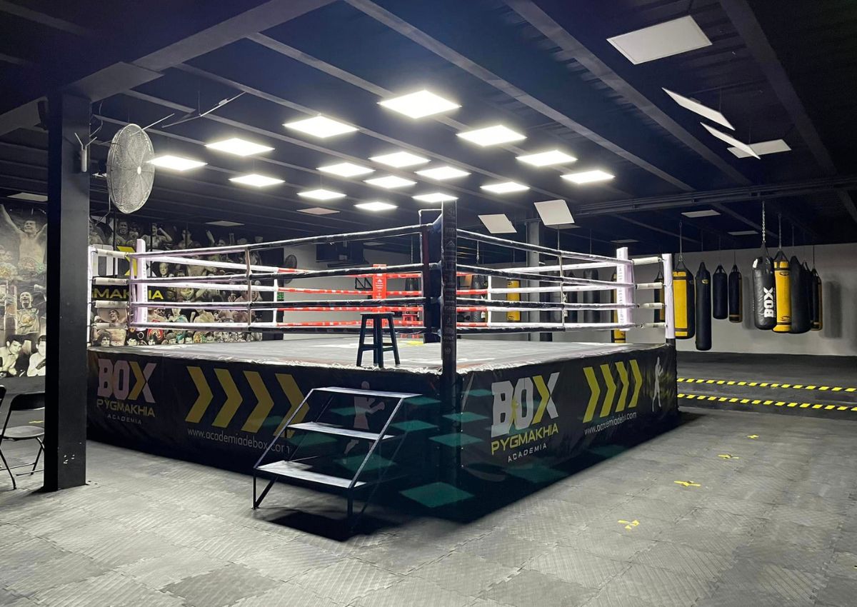 Instalaciones de la academia de box en cancún